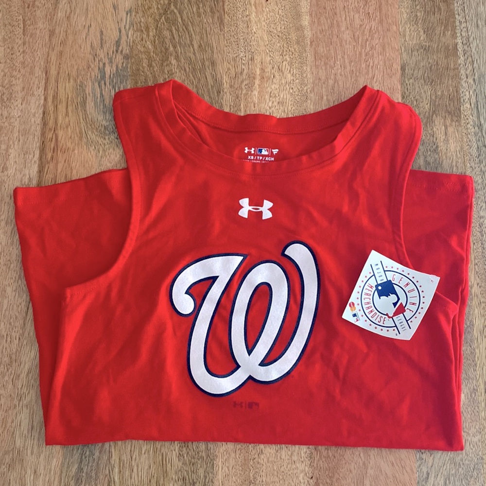 New With Tag Under Armour Washington Nationals Tank Top XS